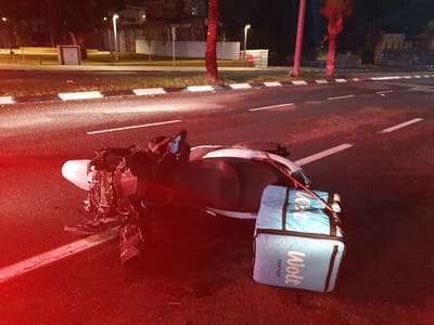 נקבע מותו של הולך רגל בן 63 שנפגע מקטנוע