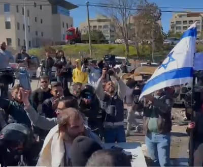 אחרי הקמת הלשכה: מהומות בשמעון הצדיק|צפו
