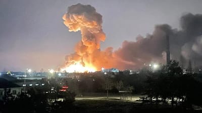 פיצוץ בקייב, הבוקר, קרדיט: משרד נשיא אוקראינה