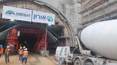 התקדמות נוספת בפרויקט הרחבת כביש המנהרות