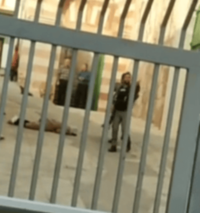 מערת המכפלה: קצין מג"ב נפצע קל מדקירת מחבלת