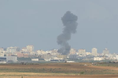 צה"ל תקף יעדים של חמאס בעזה. צפו בתיעוד