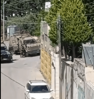 לאחר התפיסה: כוחותינו פועלים בג'נין