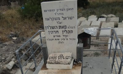 היום בהיסטוריה: פטירתו של רבי ישראל משקלוב