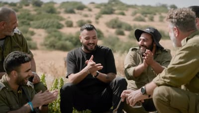 צפו: איתי לוי הפתיע חיילי מילואים