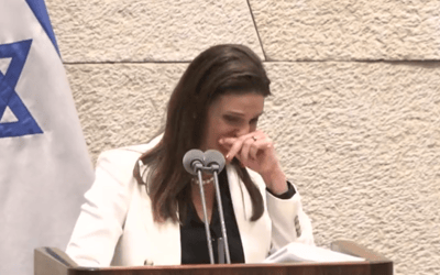 צפו: הח"כית פרצה בבכי באמצע נאום
