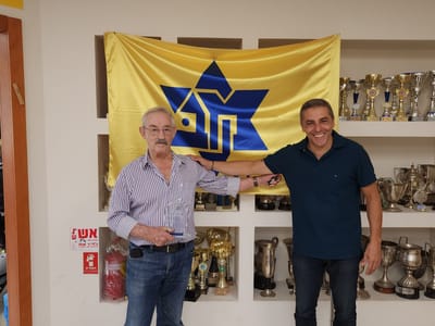 המחווה של מכבי תל אביב ליקיר המועדון