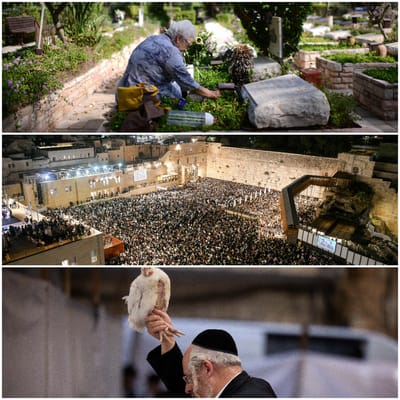 כפרות, סליחות וזיכרון: נערכים ליום כיפור בתמונות