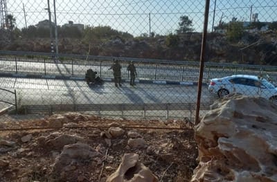 ניסיון פיגוע ליד עופרה: שוטר נפצע באורח קל