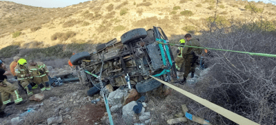 4 חיילים נפצעו בהתהפכות ג'יפ צבאי בשומרון