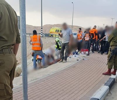 דיווח ראשוני: פיגוע דריסה כפול באזור נבי מוסא