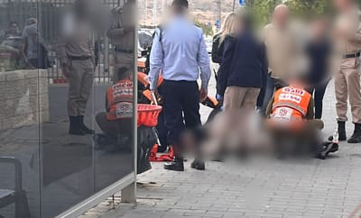 חשד לפיגוע דריסה בבאר שבע: בן 18 נפצע בינוני