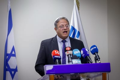 בן גביר תוקף: "לפיד וגנץ עלולים להביא לאינתיפאדה"