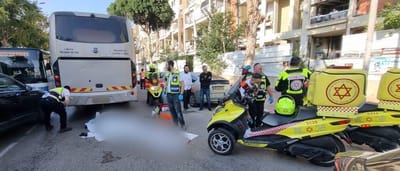הולכת רגל נהרגה בתאונת דרכים באשדוד