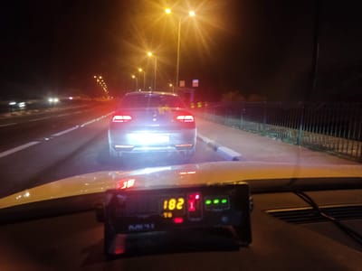 תושב בית לחם נתפס נוהג בכביש 1 במהירות מטורפת