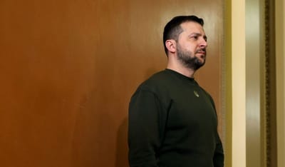 ביקור פתע: זלנסקי הגיע ללונדון וייפגש עם המלך