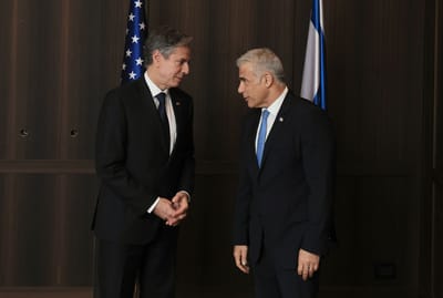 אחרי ההתייחסות לרפורמת לוין: בלינקן נפגש עם לפיד