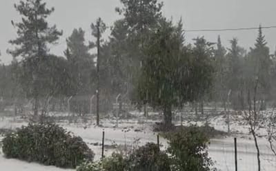 שלג כבד נערם:אלו היישובים בהם אין היום לימודים