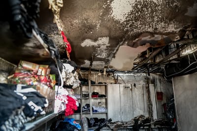 הפועל ת"א מגיבה לשריפה: 'שעה קשה, קוראים לאיפוק'
