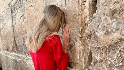 איוונקה טראמפ ביקרה בכותל וחטפה: "זו פלסטין"