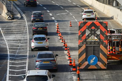 בפעם השנייה בשבועיים: שוב בולען בנתיבי איילון