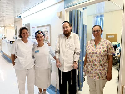 בשורות טובות: אברהם פאלי שוחרר מבית החולים