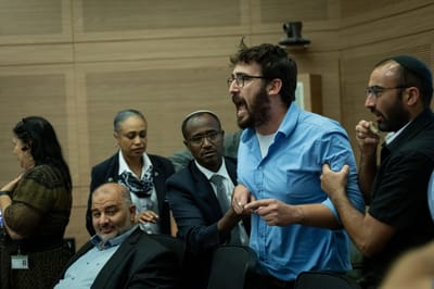 יועצים פרלמנטרים השתוללו בכנסת. צפו בתיעוד
