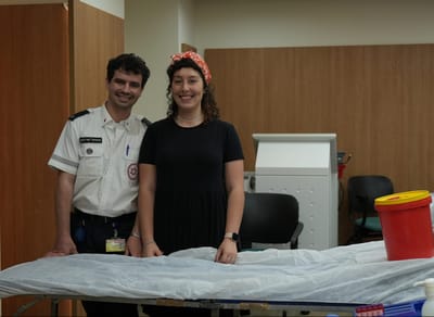 היכרות בלתי שגרתית: תרמה דם ומצאה את אהבת חייה
