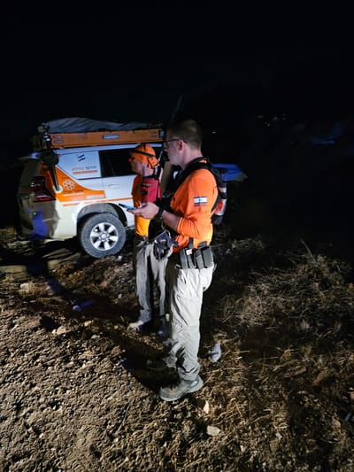 3 בני משפחה נעדרים בנחל ייטב: הסב חולץ על ידי מסוק