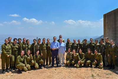 נשיא המדינה בגבול לבנון: 'ערוכים ומוכנים לכל תרחיש'