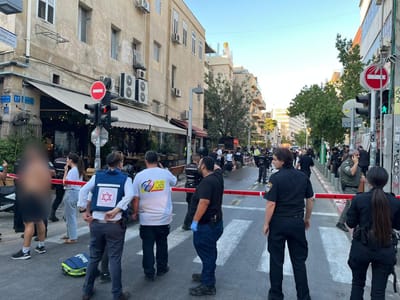 פיגוע ירי בתל אביב: אדם אחד נפצע באורח אנוש