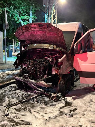 בפעם השלישית: רכב של השב"ס הוצת בבת ים
