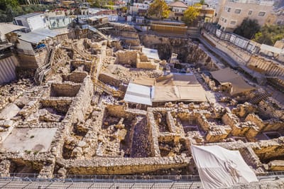 תעלות מימי מקדש ראשון התגלו בחפירות בירושלים
