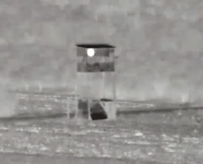 צפו: כך תקף צה"ל את עמדת חמאס ברצועה