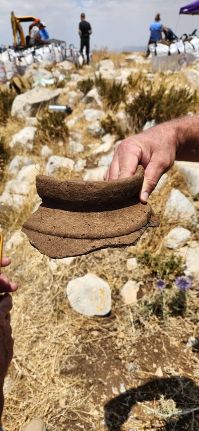 ד"ש מהעבר: ממצאים נדירים נמצאו בלב השומרון