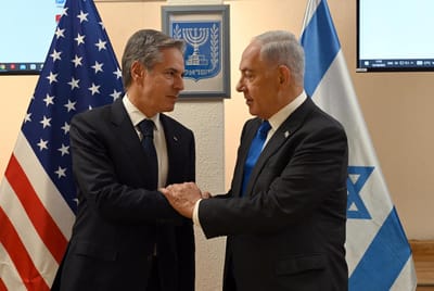 בלינקן לנתניהו: "אנחנו כאן ולא הולכים לשום מקום"