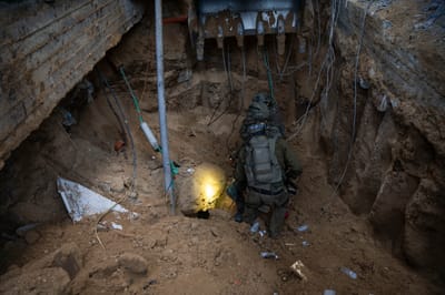 לפני הפסקת האש: צה״ל משמיד מנהרות בעזה. צפו