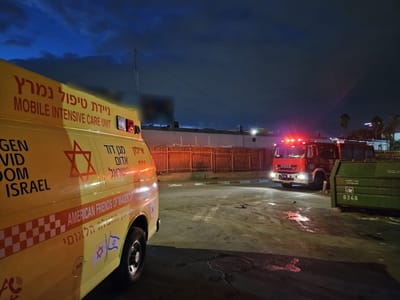 אסון בפארק: ילדה נפצעה קשה מחפץ כבד שנפל ממשאית