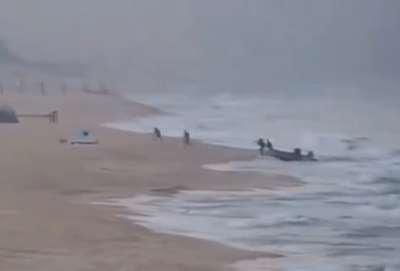 תיעוד דרמטי: רגע חדירת המחבלים מהים לחוף זיקים. צפו