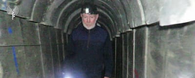 צה"ל חושף תיעוד של בכירי חמאס בתוך המנהרות בעזה
