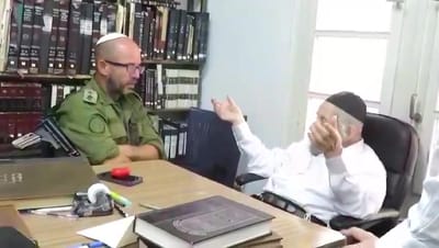 צפו: העימות הסוער בין ראש המכינה לרב החרדי