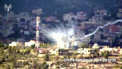 תיעוד: צה"ל תקף מטרות של חיזבאללה בלבנון