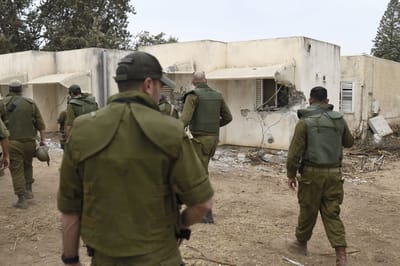 לוחמים בקיבוץ כפר עזה