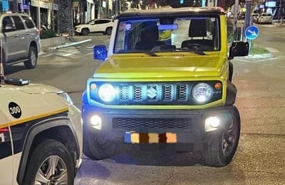 בלב ת"א: תושב רמאללה התפרע על הכביש ונעצר