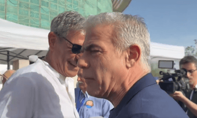 יאיר לפיד ורם בן ברק נפגשו באקראי; כך זה נראה