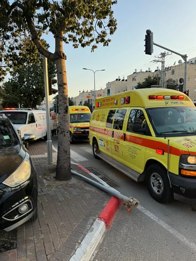 גבר בן 40 נפצע קשה באירוע אלימות בנתניה