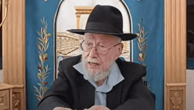 הרב דב ליאור חושף את סיפור ההצלה האישי שלו