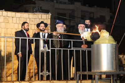 במקום מירון: ההדלקה עברה לשמעון הצדיק