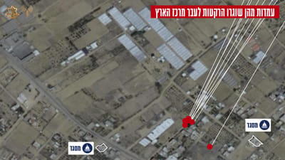 צה"ל מודיע: המשגר שירה מטח למרכז הושמד בתקיפה