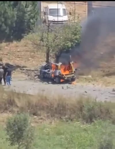 חיסול נוסף? דיווח על תקיפת רכב בדרום לבנון